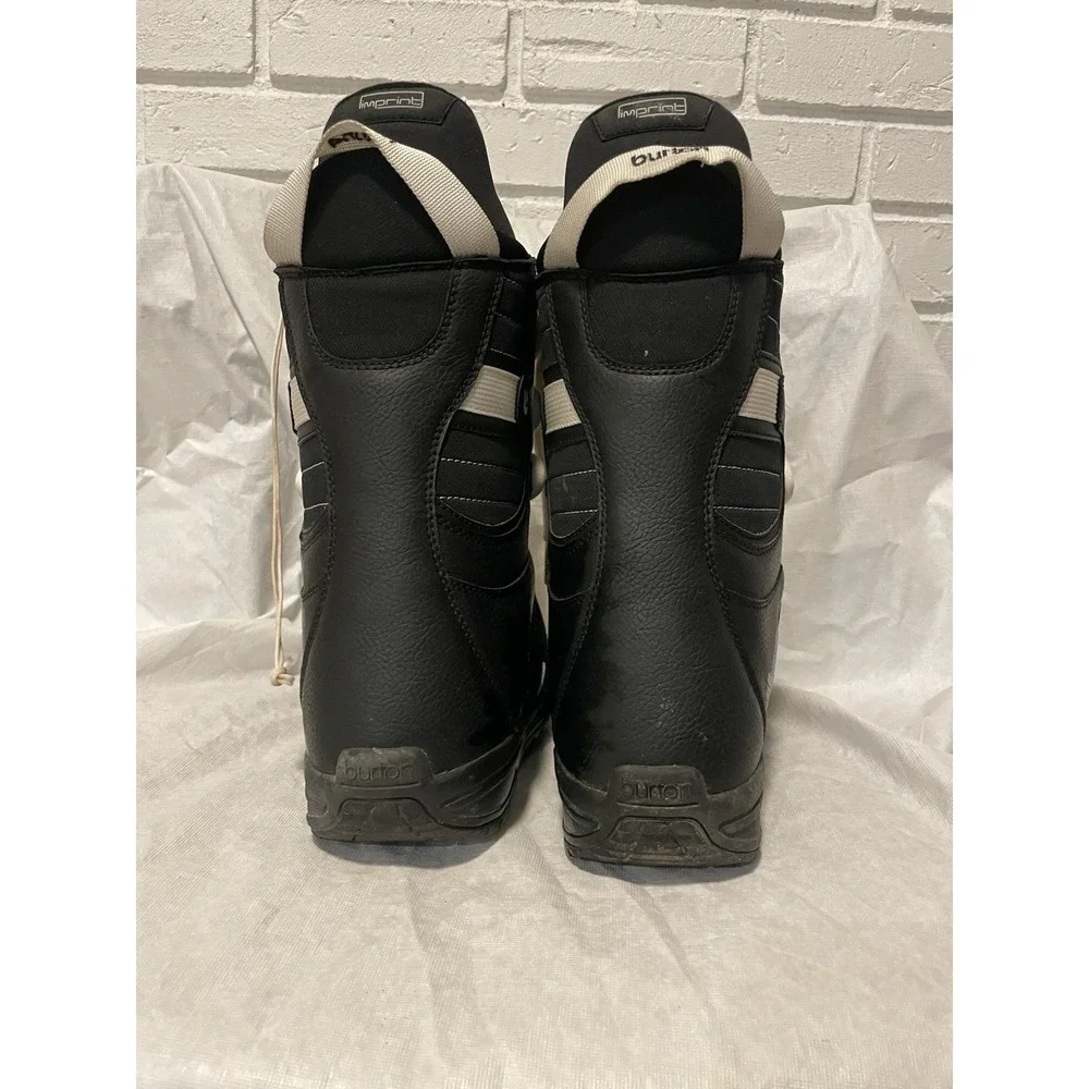 Burton Coco Women's Snowboard Boots Size 9 Black White Lace